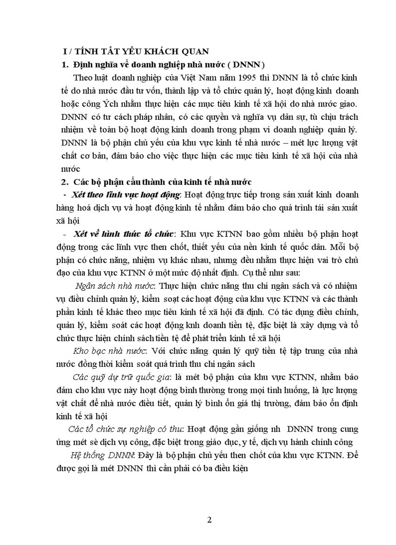 image for page Thực trạng doanh nghiệp nhà nước ở nước ta hiện nay