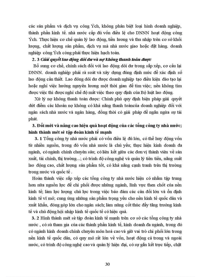 image for page Thực trạng doanh nghiệp nhà nước ở nước ta hiện nay