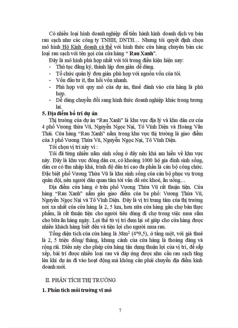 image for page Phương án kinh doanh trong tương lai