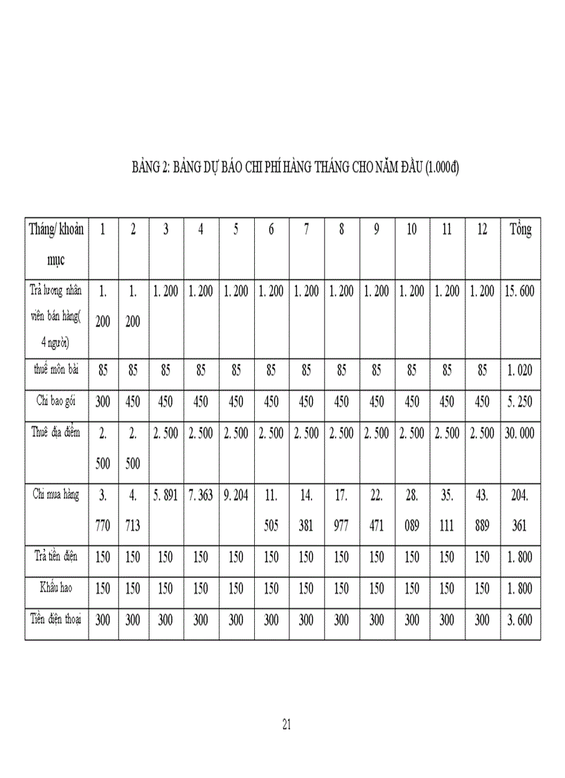 image for page Phương án kinh doanh trong tương lai