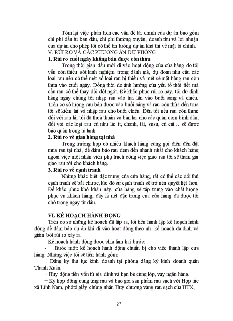 image for page Phương án kinh doanh trong tương lai