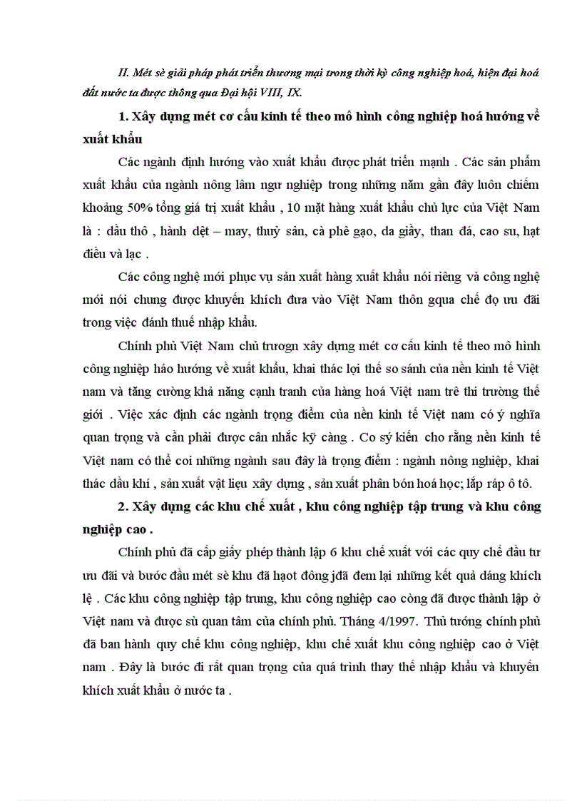 image for page Một số giải pháp chủ yếu phát triển thương mại trong sự nghiệp công nghiệp hoá -hiện đại hoá đất nước