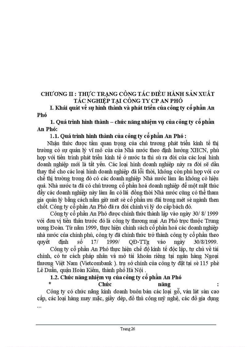 image for page Thực trạng về công tác điều hành sản xuất tác nghịêp tại công ty cổ phần An Phú .
