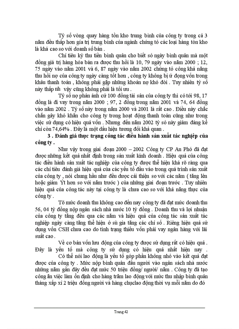 image for page Thực trạng về công tác điều hành sản xuất tác nghịêp tại công ty cổ phần An Phú .