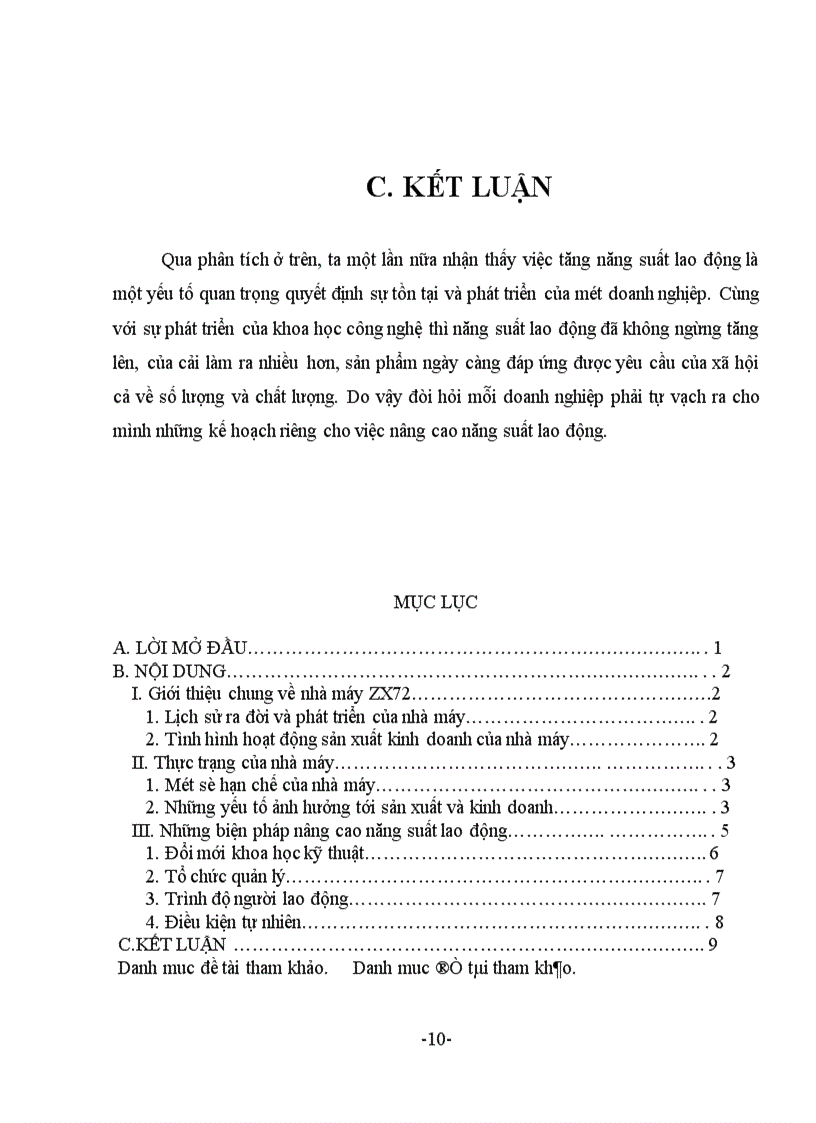 image for page Những biện pháp nâng cao năng suất lao động của nhà máy ZX72