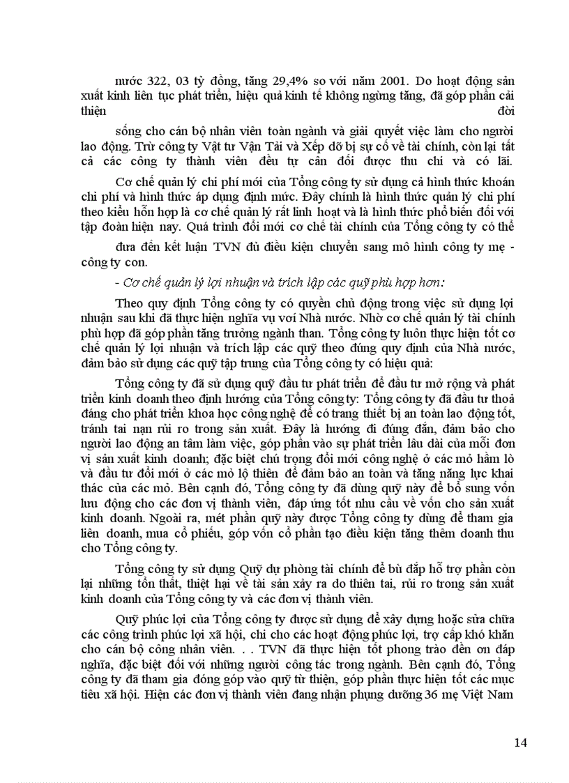 image for page Cơ chế quản lý doanh thu, chi phí và lợi nhuận của Tổng công ty Than Việt Nam: Thực trạng - hướng hoàn thiện