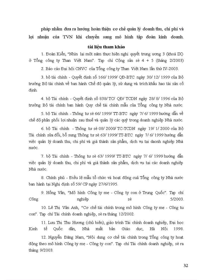 image for page Cơ chế quản lý doanh thu, chi phí và lợi nhuận của Tổng công ty Than Việt Nam: Thực trạng - hướng hoàn thiện