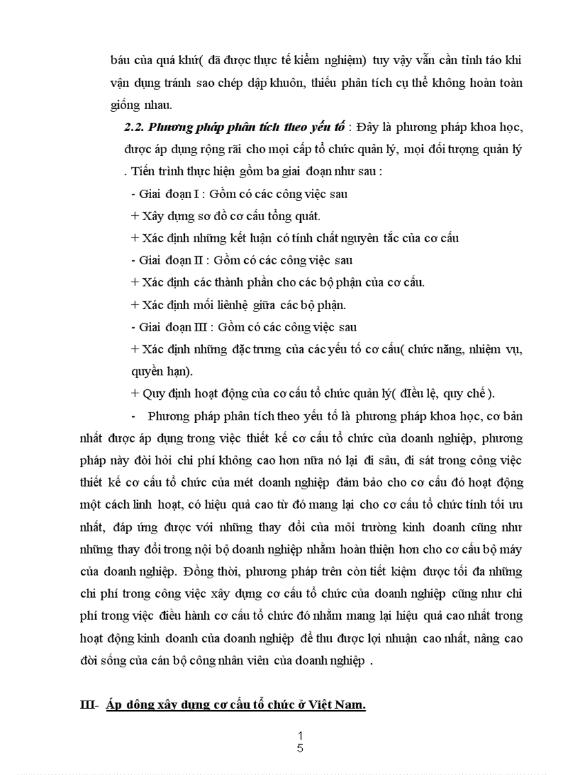 image for page Phương pháp xây dựng cơ cấu tổ chức của một doanh nghiệp. Ưu, nhược điểm và điều kiện phạm vi áp dụng.