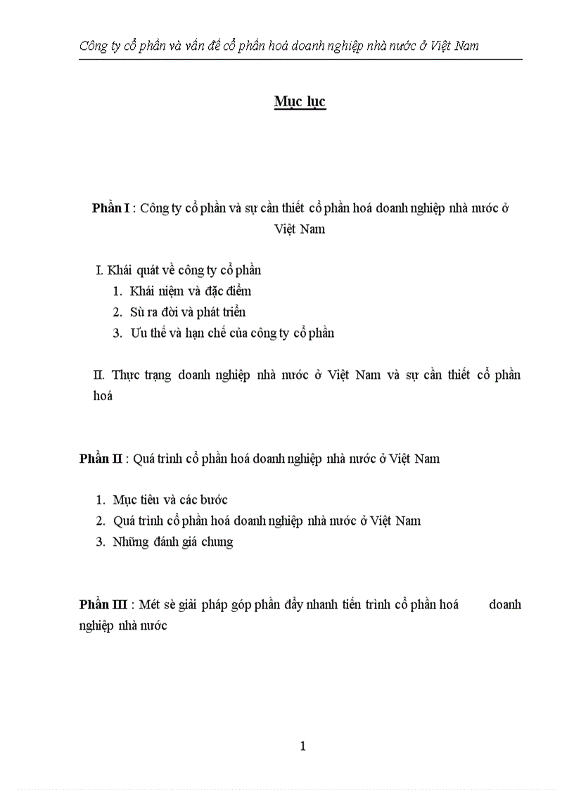 image for page Công ty cổ phần và vấn đề cổ phần hoá doanh nghiệp nhà nước ở Việt Nam