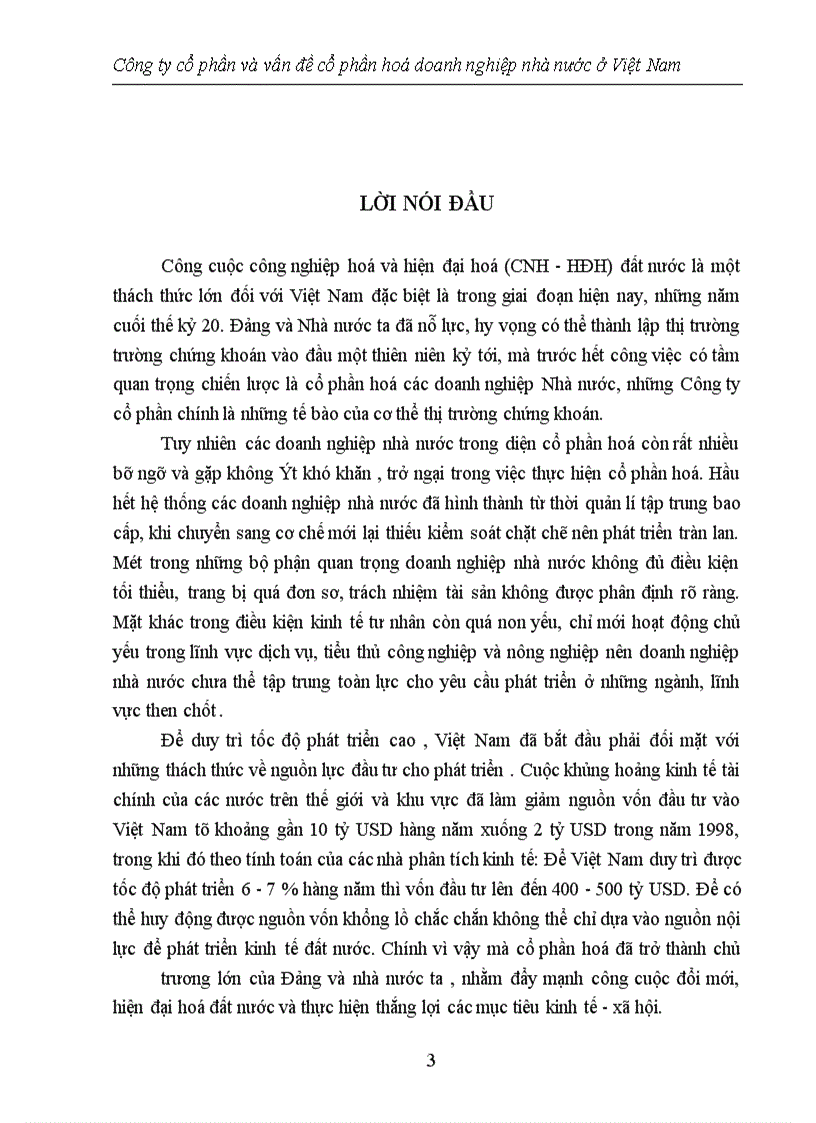 image for page Công ty cổ phần và vấn đề cổ phần hoá doanh nghiệp nhà nước ở Việt Nam