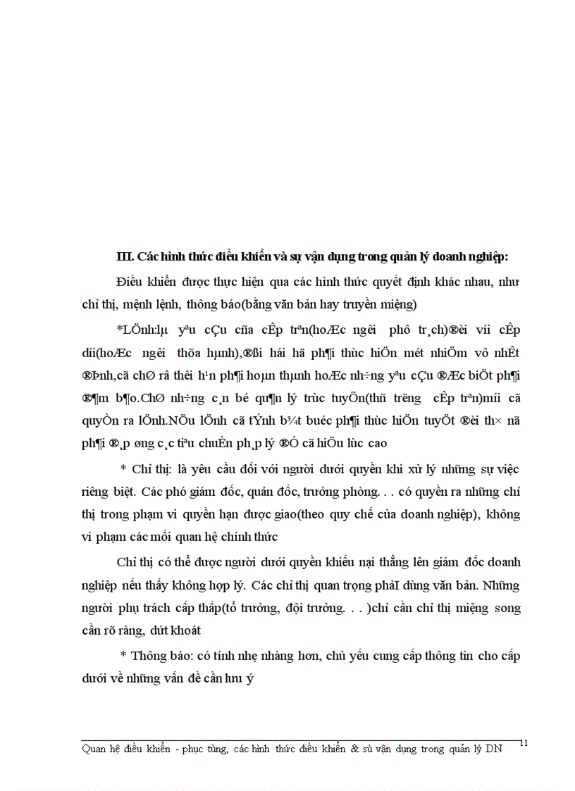 image for page Quan hệ điều khiển – phục tùng ,các hình thức điều khiển & sự vận dụng trong quản lý DN