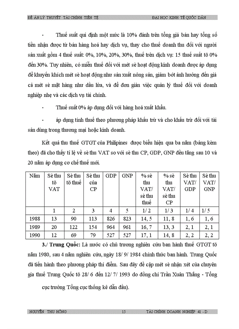 image for page Đánh giá tình hình thực hiện thuế GTGTở Việt Nam trong những năm vừa qua và đề xuất những biện pháp xử lý trong thời gian tới nhằm hoàn thiện hơn nữa hệ thống thuế ở Việt Nam.