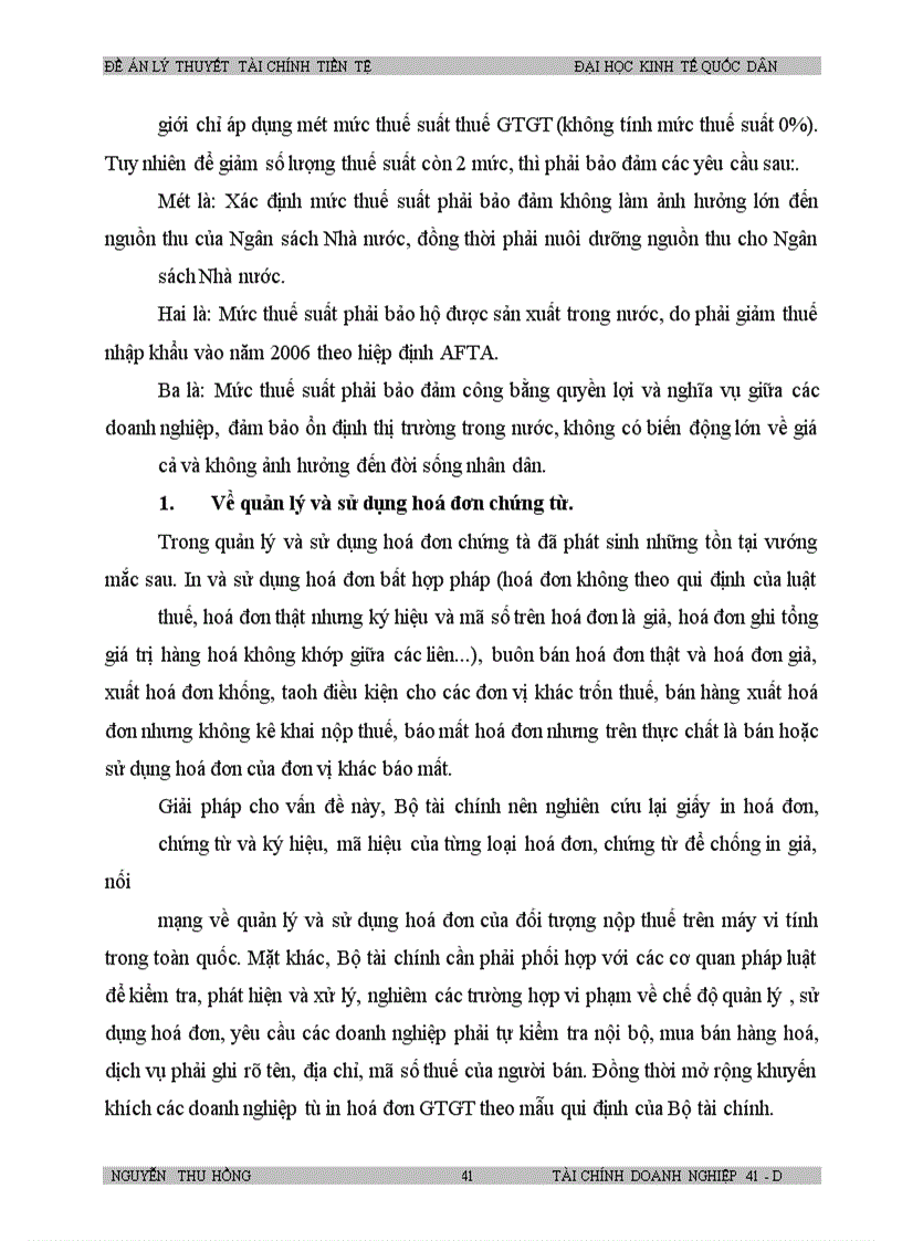 image for page Đánh giá tình hình thực hiện thuế GTGTở Việt Nam trong những năm vừa qua và đề xuất những biện pháp xử lý trong thời gian tới nhằm hoàn thiện hơn nữa hệ thống thuế ở Việt Nam.
