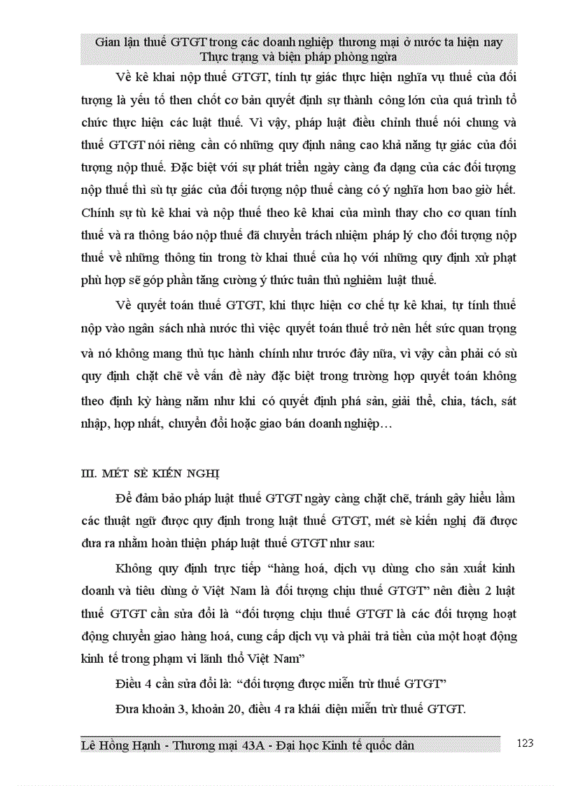 image for page Gian lận thuế giá trị gia tăng trong các doanh nghiệp thương mại ở Việt Nam hiện nay và biện pháp phòng ngừa