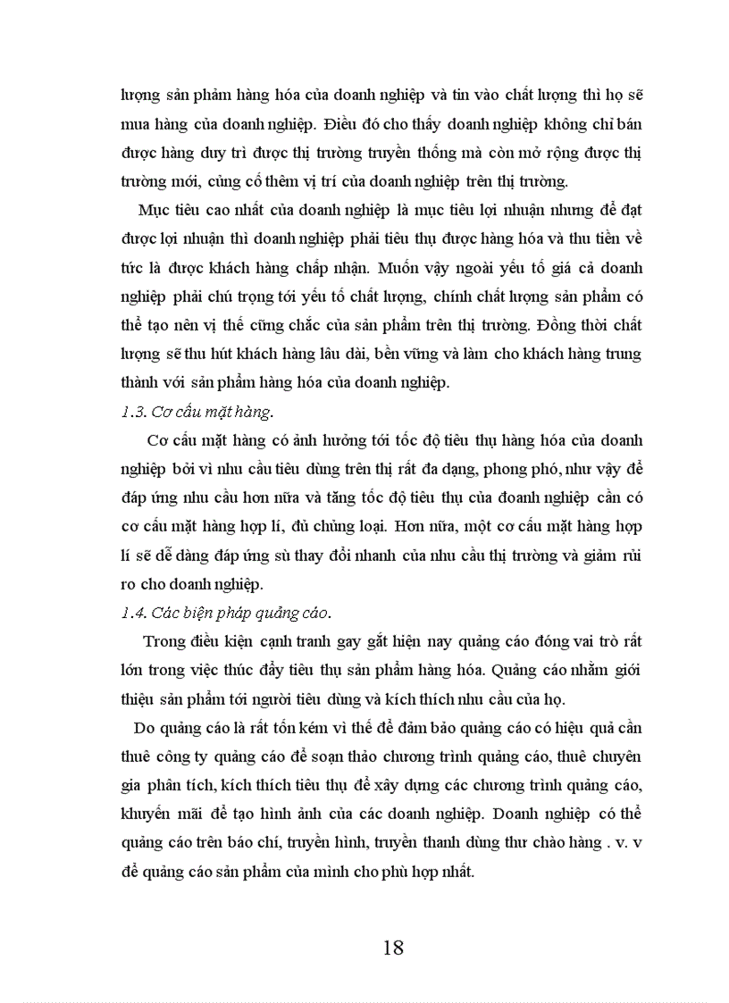image for page Các biện pháp đẩy mạnh tiêu thụ hàng hoá tại công ty trách nhiệm hữu hạn Úc Đại Lợi