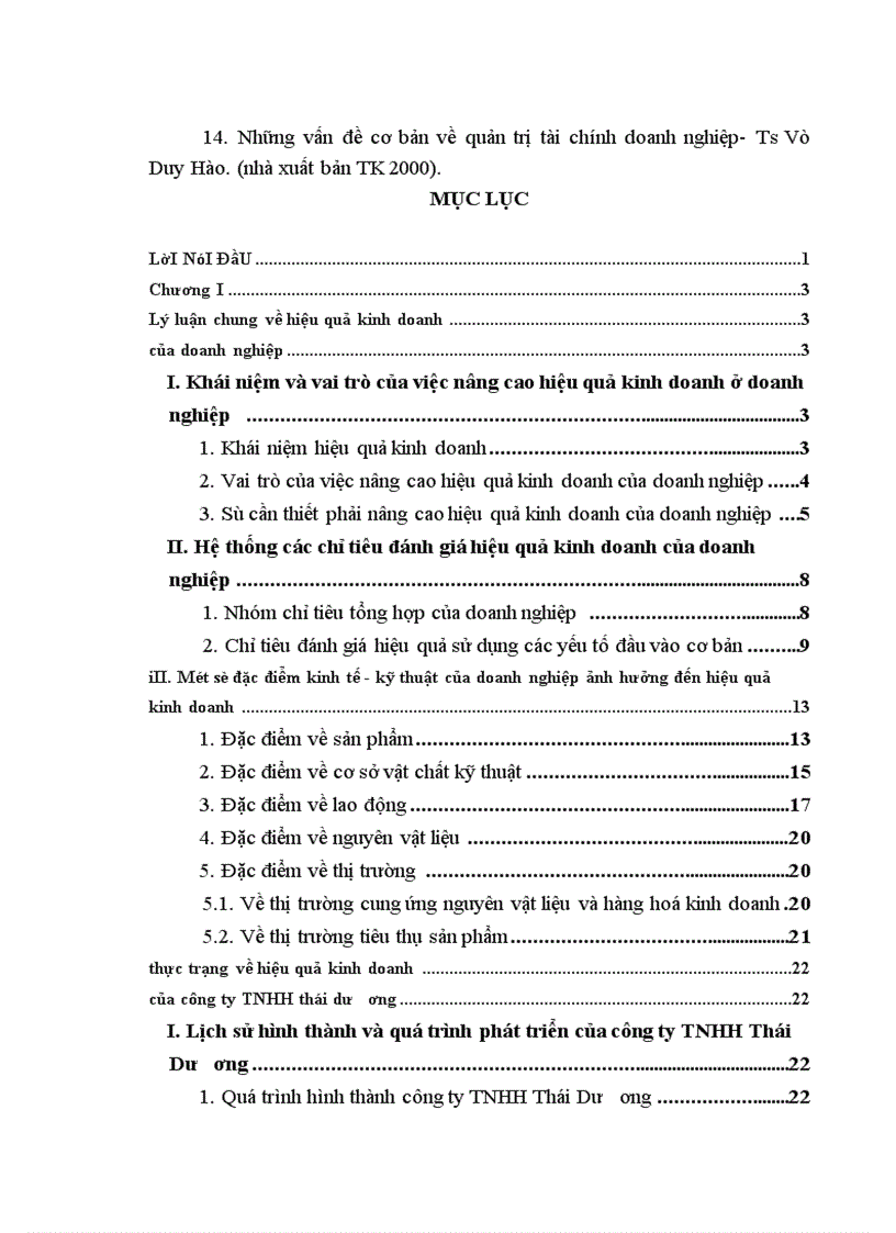 image for page Một số biện pháp chủ yếu nhằm nâng cao hiệu quả sản xuất kinh doanh ở Công ty trách nhiệm hữu hạn Thái Dương