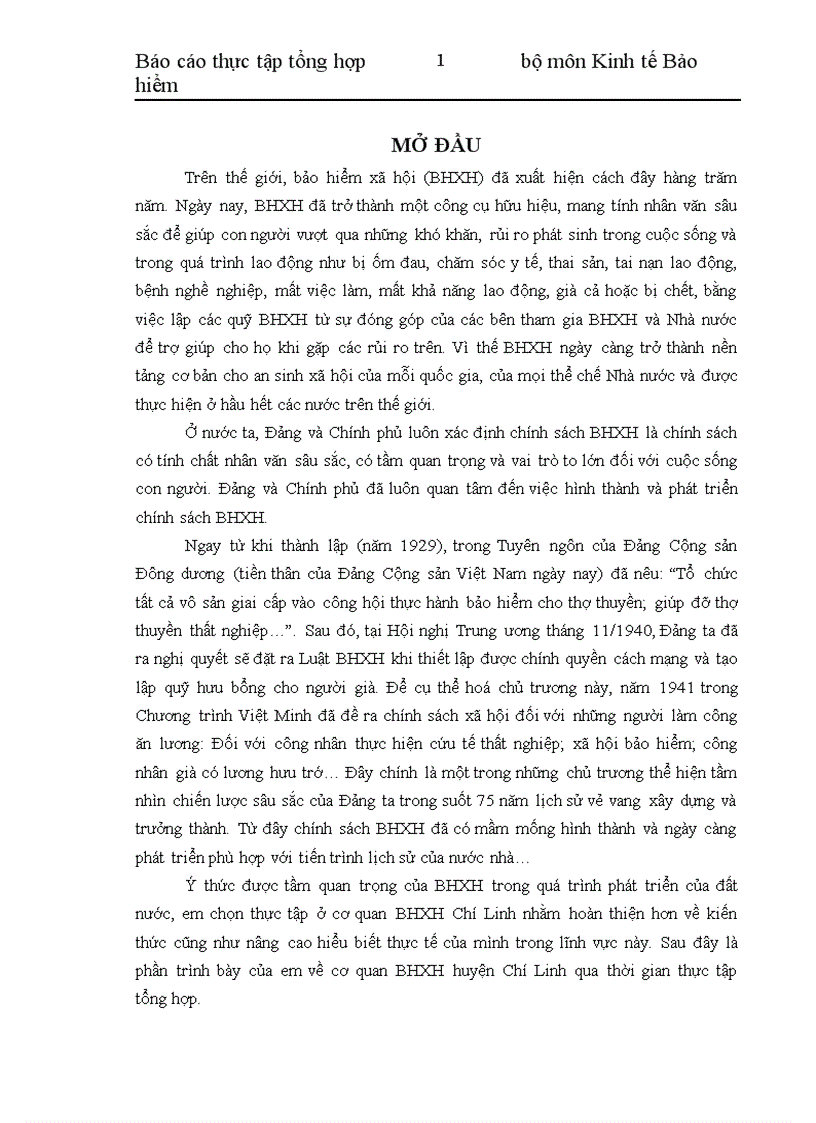 image for page Thực trạng hoạt động cơ quan BHXH huyện Chí Linh