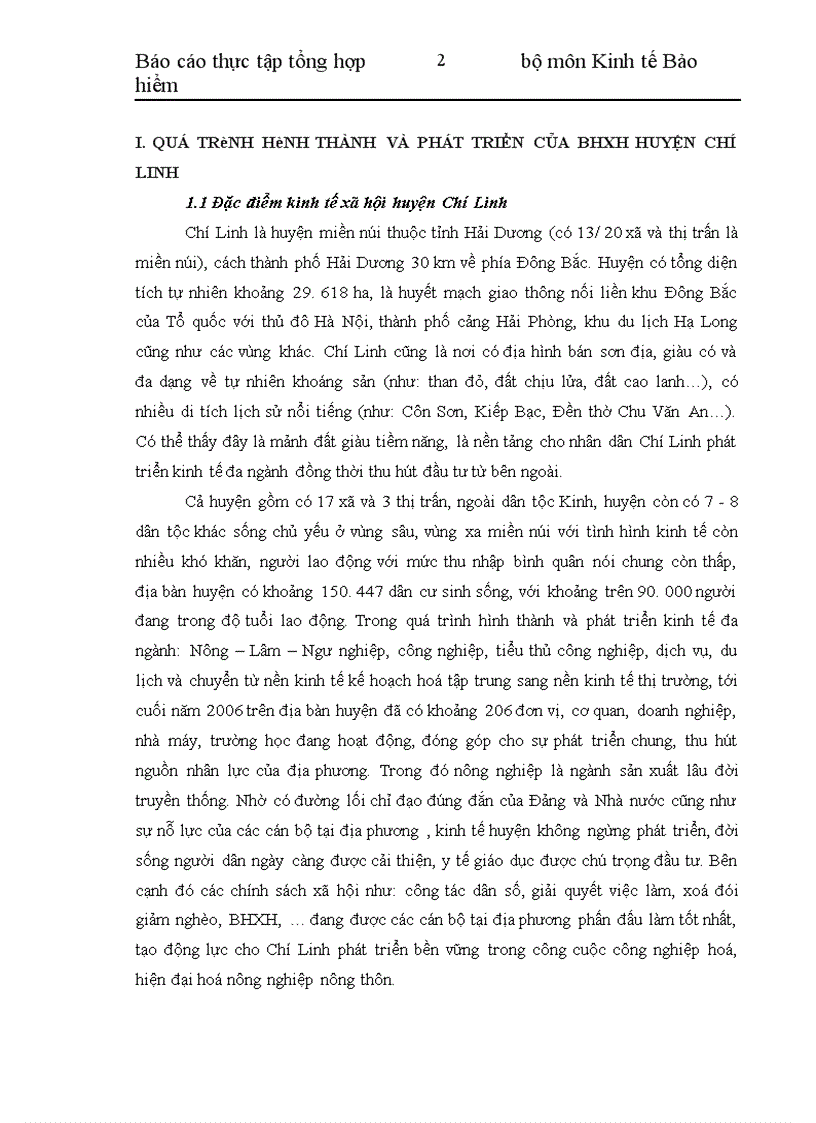 image for page Thực trạng hoạt động cơ quan BHXH huyện Chí Linh