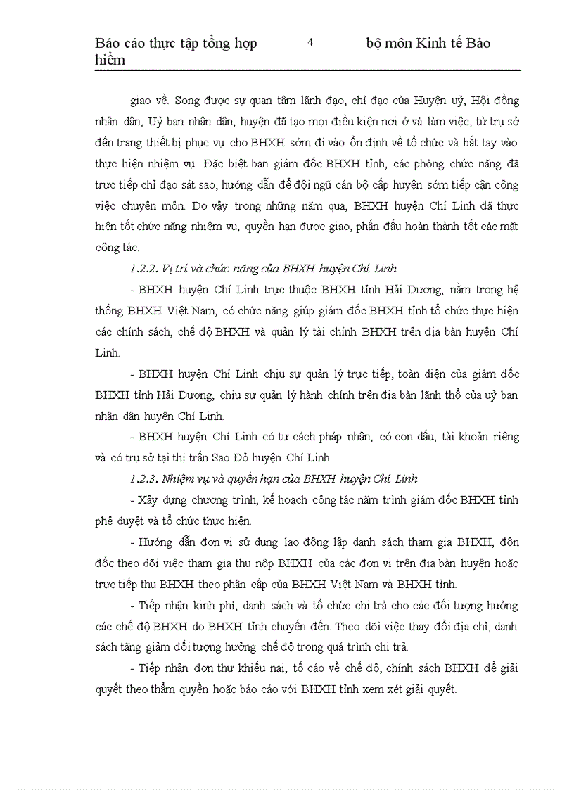 image for page Thực trạng hoạt động cơ quan BHXH huyện Chí Linh