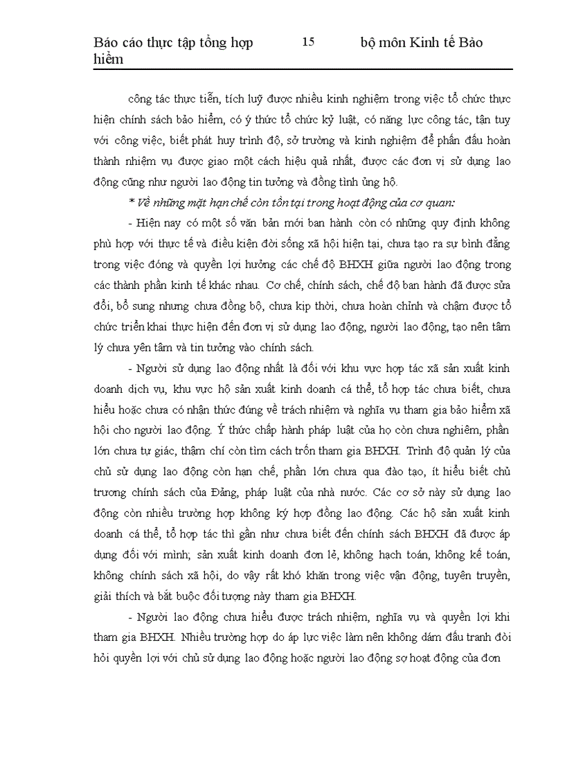 image for page Thực trạng hoạt động cơ quan BHXH huyện Chí Linh