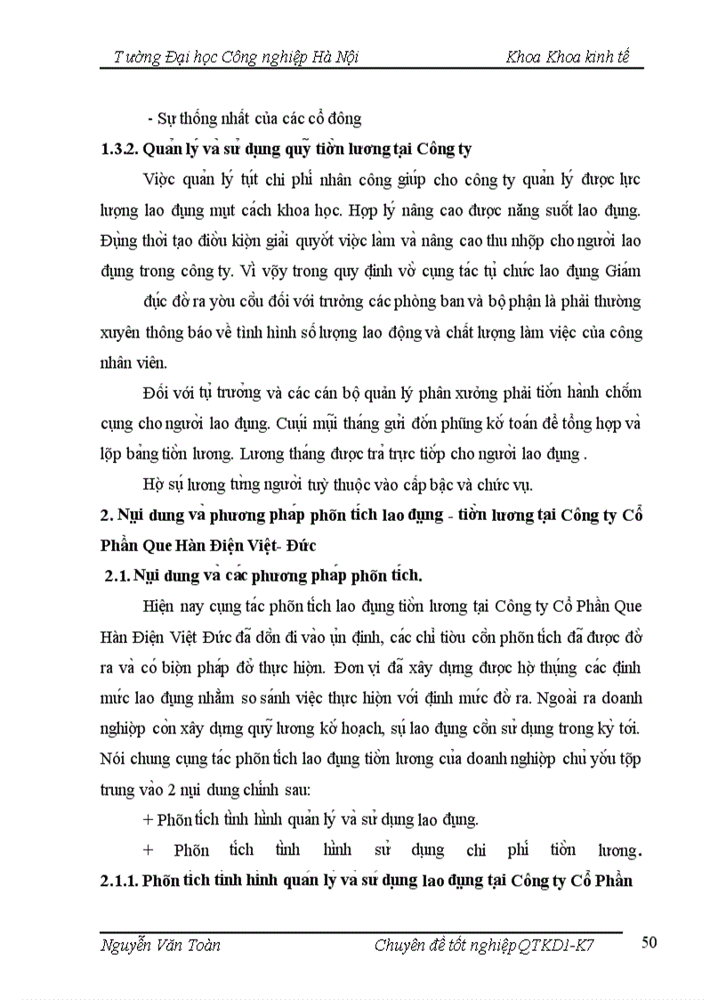image for page Hoàn thiện quản lý việc sử dụng lao động - tiền lương tại công ty Cổ Phần Que Hàn Điện Việt - Đức