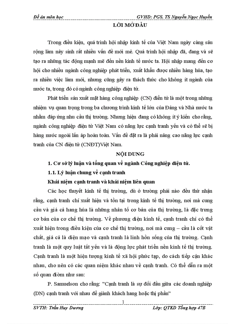 image for page Nâng cao năng lực cạnh tranh của Công nghiệp điện tử Việt Nam