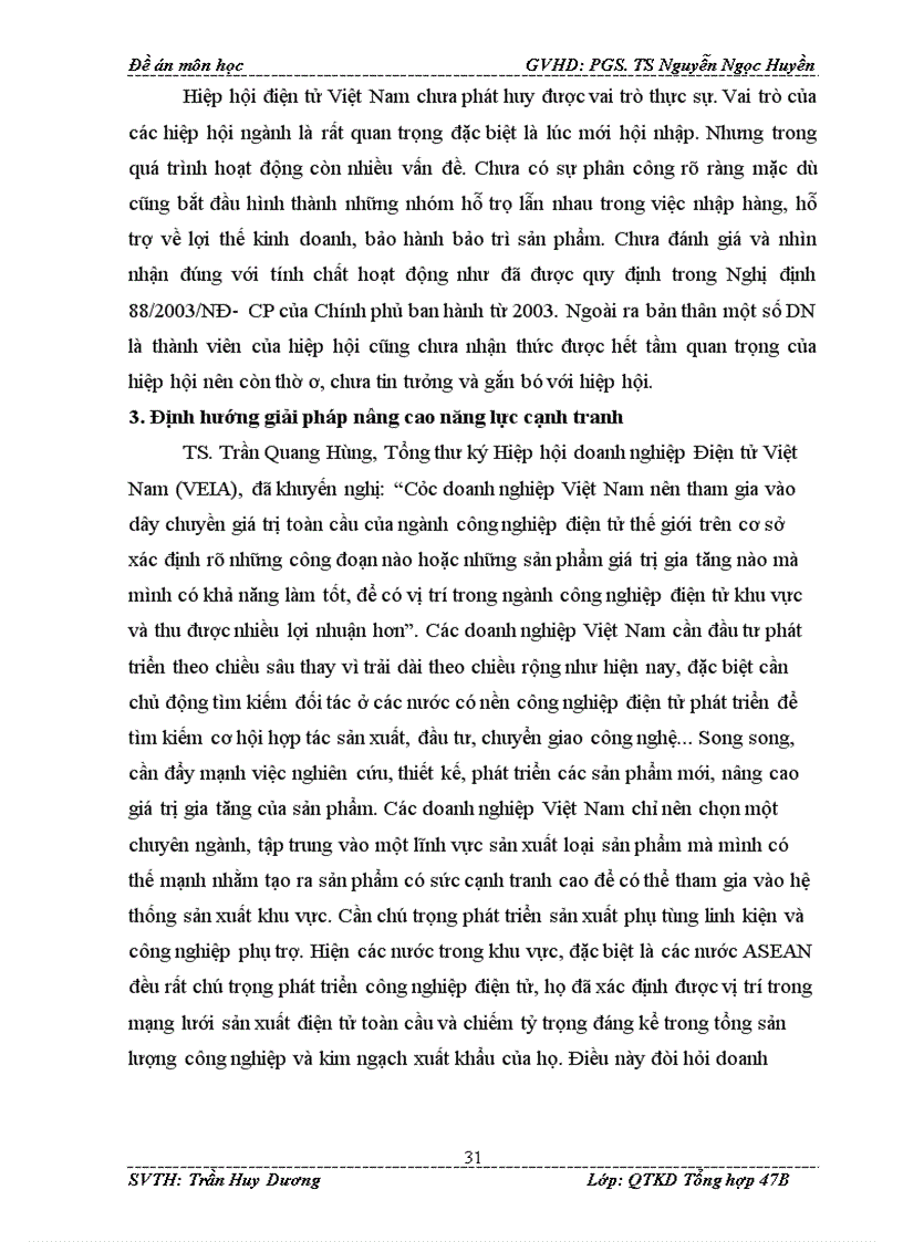 image for page Nâng cao năng lực cạnh tranh của Công nghiệp điện tử Việt Nam