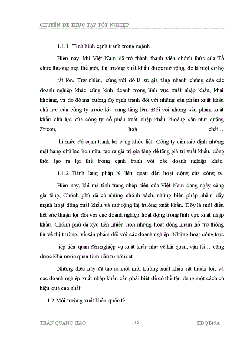 image for page Các giải pháp mở rộng thị trường xuất khẩu của công ty Cổ phần Xuất nhập khẩu khoáng sản