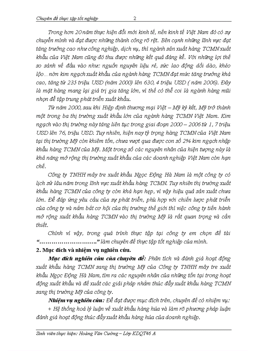 image for page Giải pháp thúc đẩy xuất khẩu hàng tcmn sang thị trường mỹ của công ty tnhh mây tre xuất khẩu ngọc động hà nam