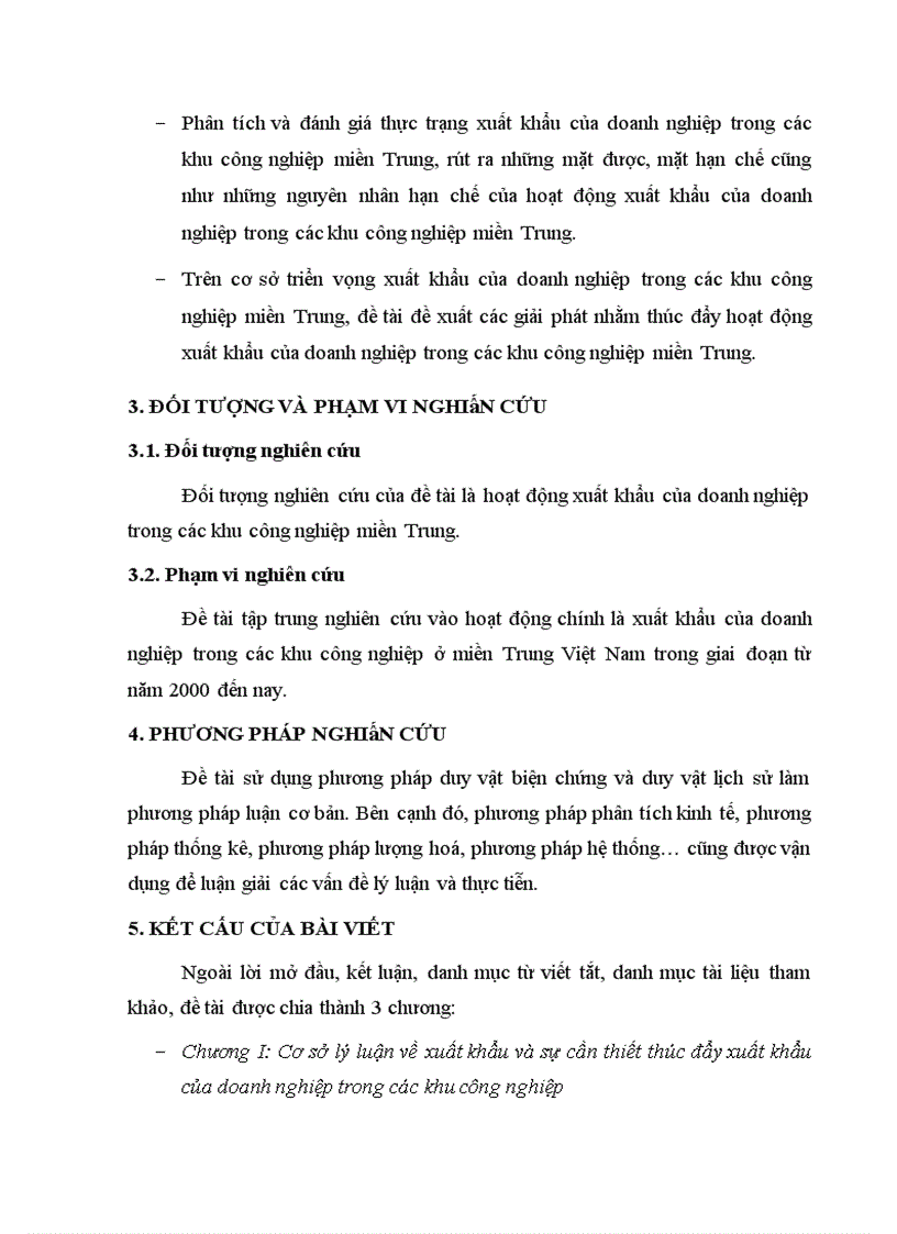 image for page Giải pháp thúc đẩy xuất khẩu của doanh nghiệp trong các khu công nghiệp miền trung