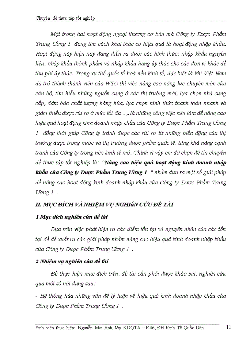 image for page Nâng cao hiệu quả hoạt động kinh doanh nhập khẩu của Công ty Dược Phẩm Trung Ương 1