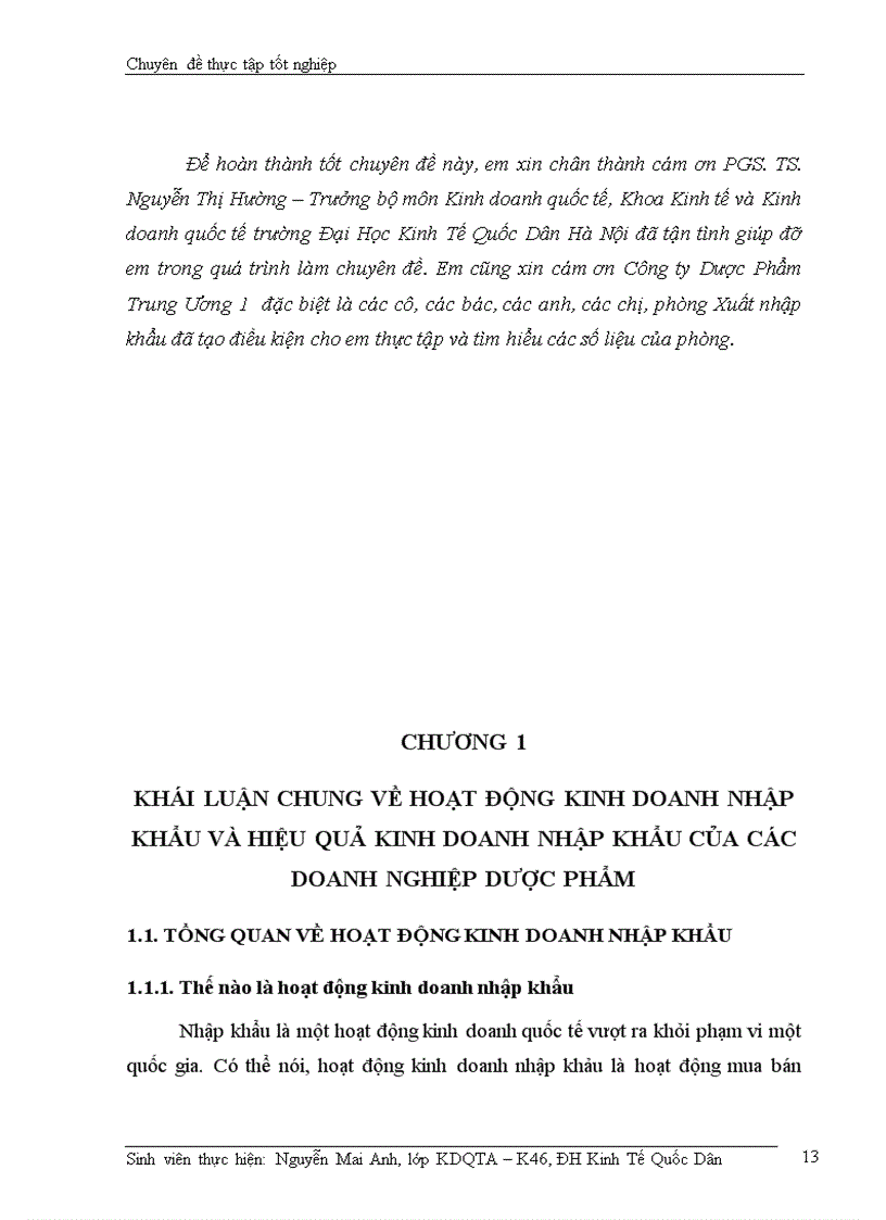 image for page Nâng cao hiệu quả hoạt động kinh doanh nhập khẩu của Công ty Dược Phẩm Trung Ương 1