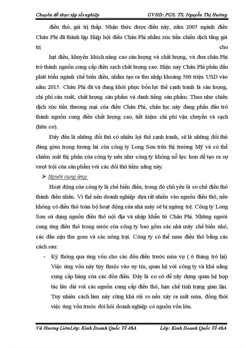 image for page Giải pháp nâng cao năng lực cạnh tranh mặt hàng điều của công ty cổ phần Long Sơn trên thị trường Mỹ trong điều kiện Việt Nam là thành viên của WTO