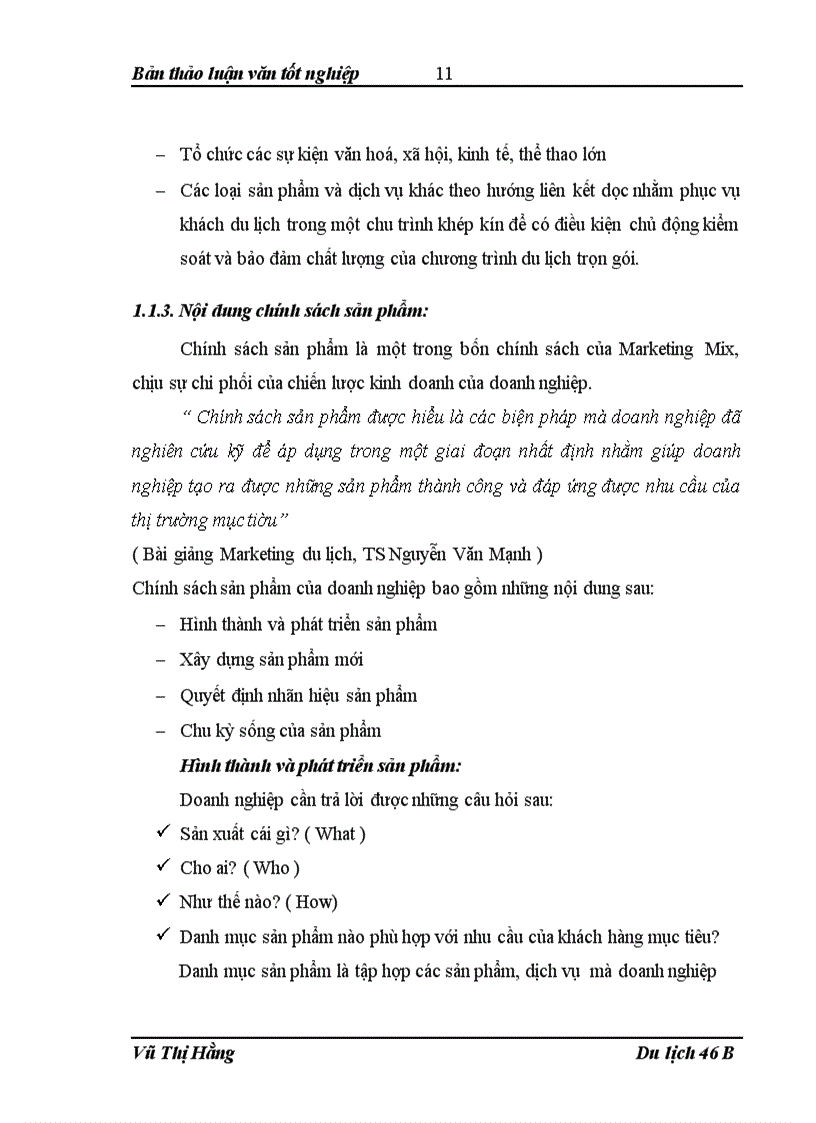 image for page Xây dựng chính sách sản phẩm du lịch hội nghị Công ty TNHH đầu tư và du lịch Sao Việt.