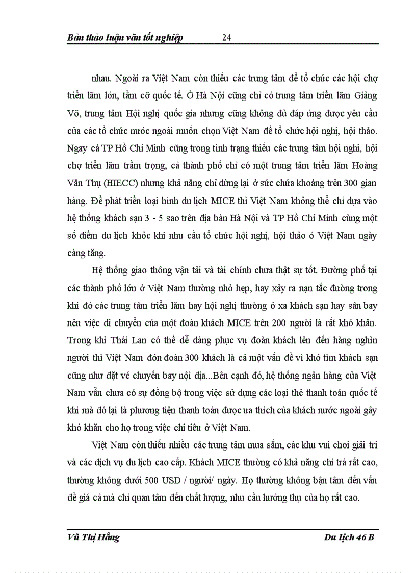 image for page Xây dựng chính sách sản phẩm du lịch hội nghị Công ty TNHH đầu tư và du lịch Sao Việt.