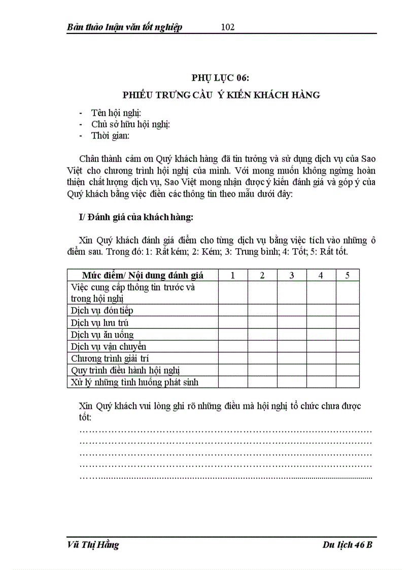 image for page Xây dựng chính sách sản phẩm du lịch hội nghị Công ty TNHH đầu tư và du lịch Sao Việt.
