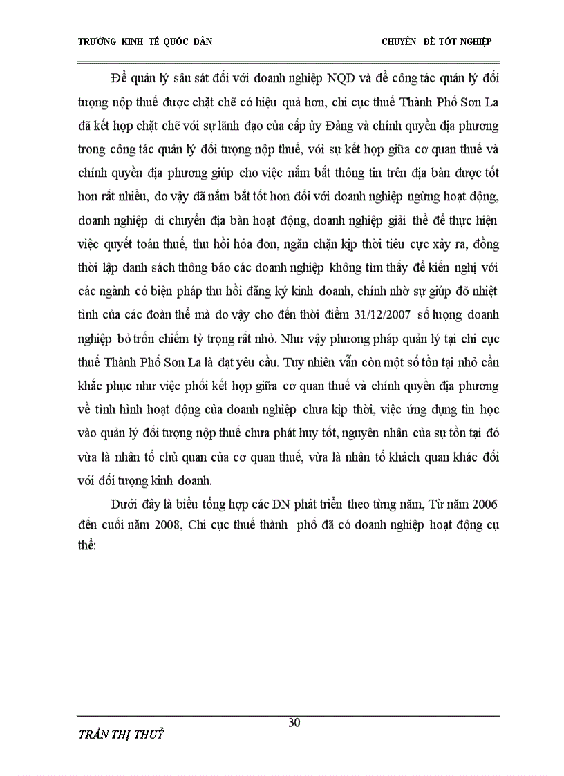 image for page Một số giải pháp tăng cường quản lý thu thuế GTGT đối với khu vực kinh tế ngoài quốc doanh tại chi cục thuế Thành Phố Sơn La