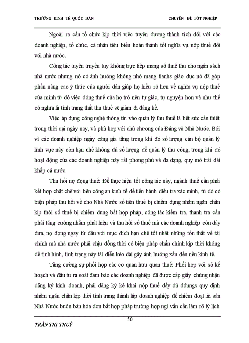 image for page Một số giải pháp tăng cường quản lý thu thuế GTGT đối với khu vực kinh tế ngoài quốc doanh tại chi cục thuế Thành Phố Sơn La