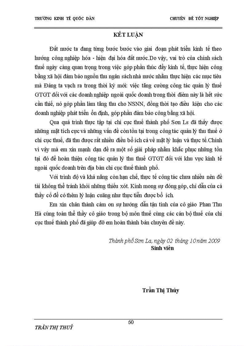 image for page Một số giải pháp tăng cường quản lý thu thuế GTGT đối với khu vực kinh tế ngoài quốc doanh tại chi cục thuế Thành Phố Sơn La