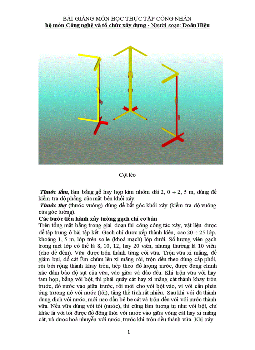 image for page Bài giảng Môn học Thực tập công nhân