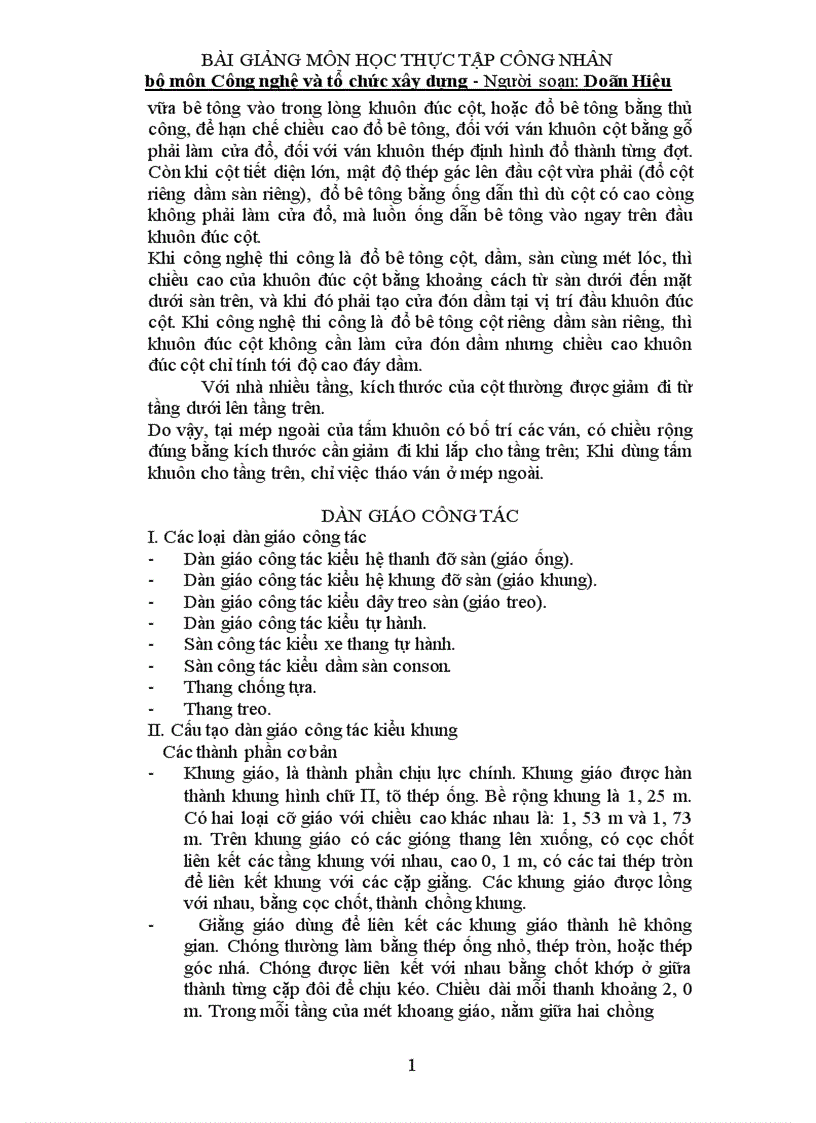 image for page Bài giảng Môn học Thực tập công nhân