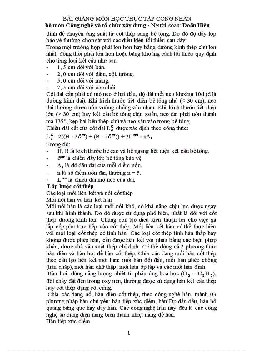 image for page Bài giảng Môn học Thực tập công nhân