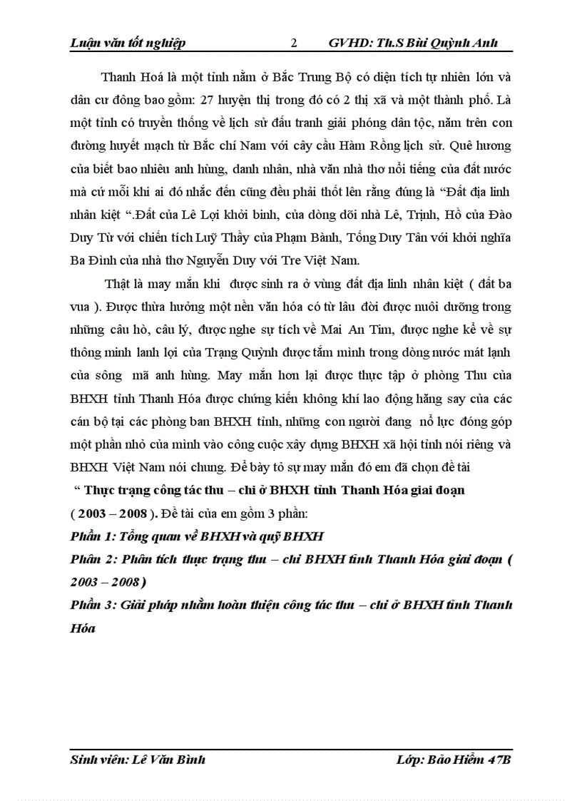 image for page Thực trạng công tác thu – chi ở BHXH tỉnh Thanh Hóa giai đoạn ( 2003 – 2008 )