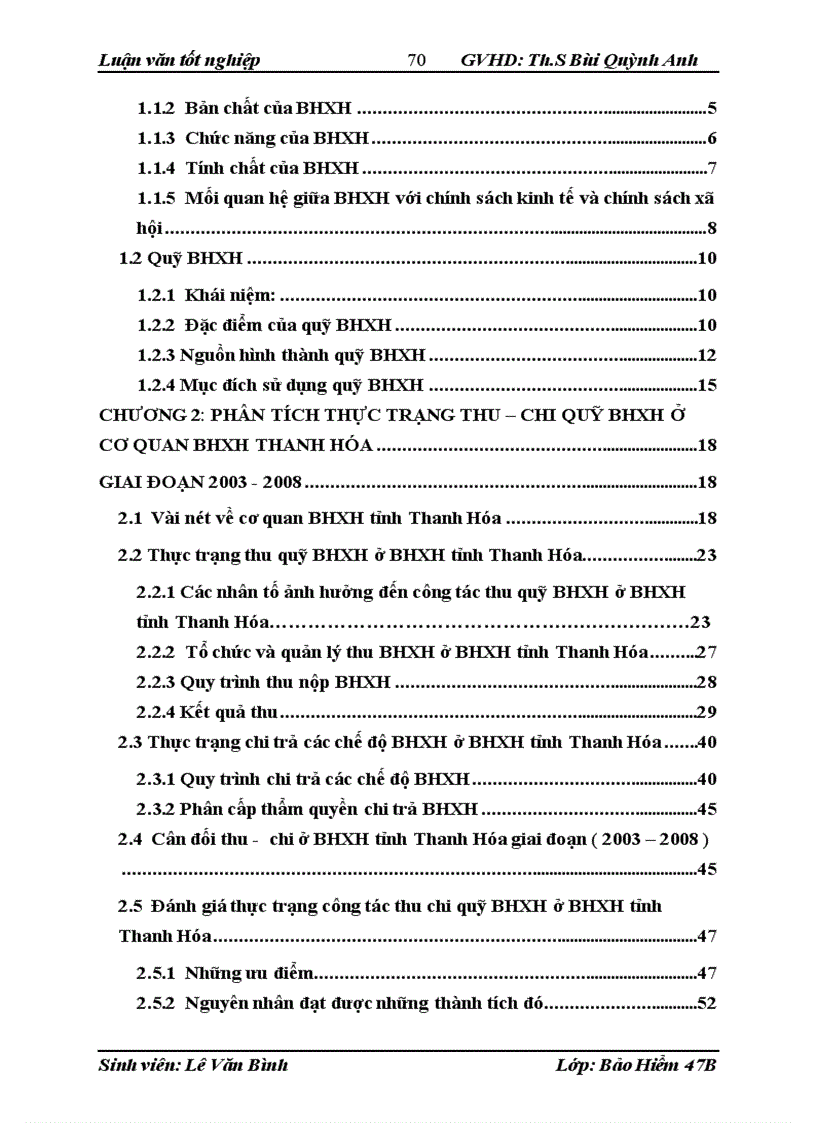 image for page Thực trạng công tác thu – chi ở BHXH tỉnh Thanh Hóa giai đoạn ( 2003 – 2008 )