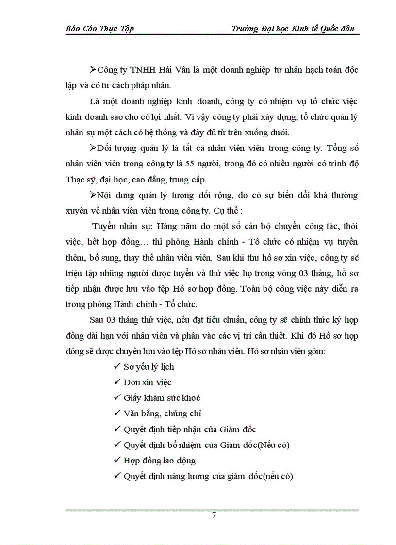 image for page Hệ thống quản lý nhân sự công ty tnhh hải vân