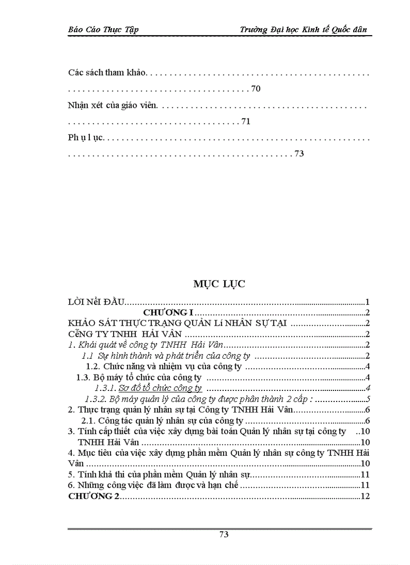 image for page Hệ thống quản lý nhân sự công ty tnhh hải vân