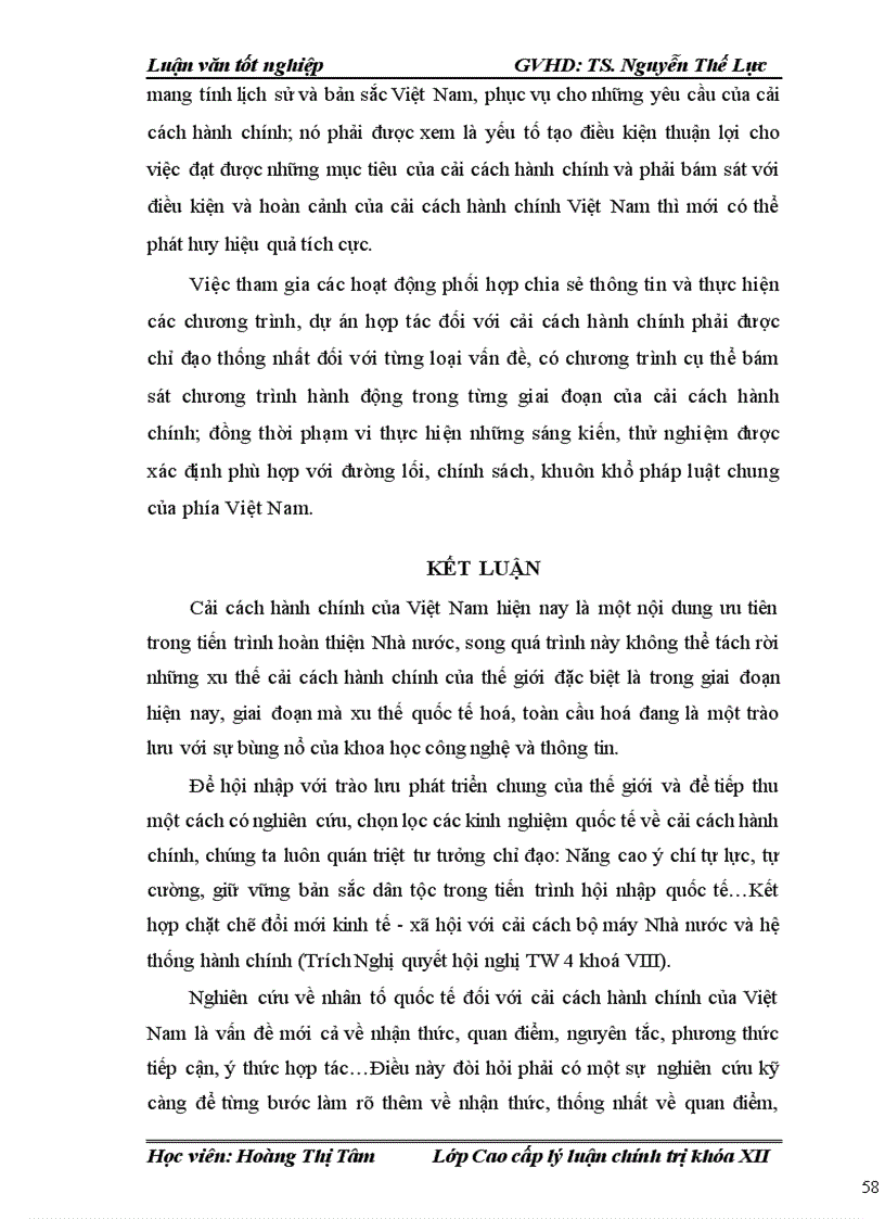 image for page Nhân tố quốc tế trong cải cách hành chính ở Việt Nam.