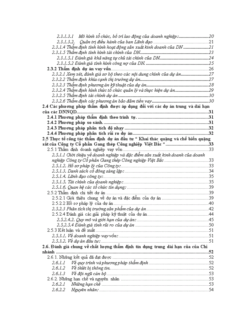 image for page Nâng cao chất lượng thẩm định dự án trung dài hạn đối với các dnnqd tại chi nhánh tmcp hàng hải vĩnh phúc