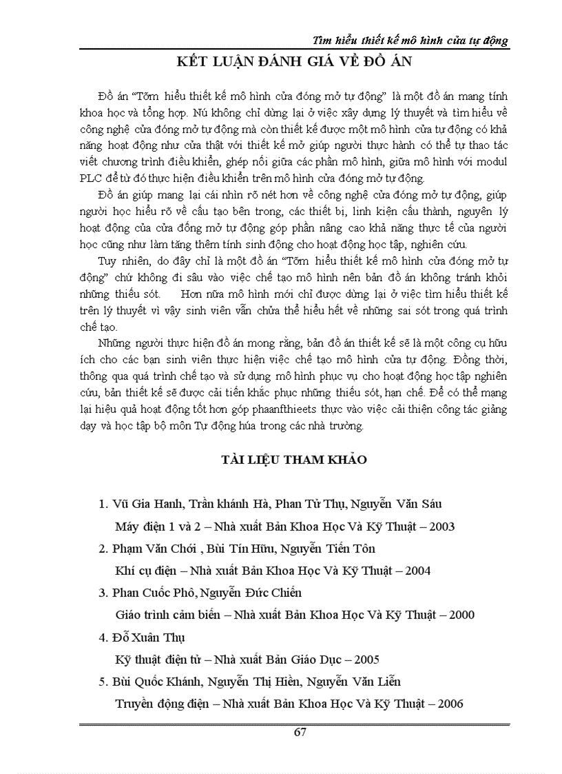 image for page Tìm hiểu, thiết kế mô hình cửa tự động dùng cho đào tạo