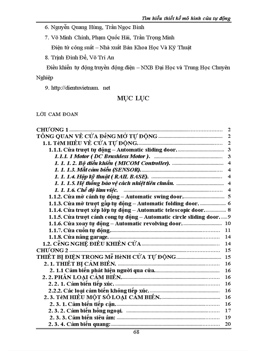 image for page Tìm hiểu, thiết kế mô hình cửa tự động dùng cho đào tạo